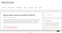 Desktop Screenshot of catiav5v6tutorials.com