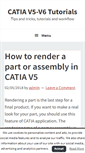 Mobile Screenshot of catiav5v6tutorials.com
